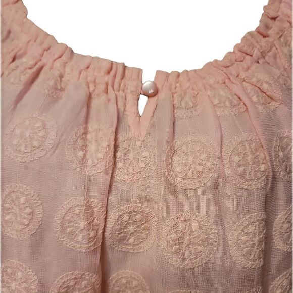 Kim Roger's Pink On/Off Shoulder Top Size Large Petite - Picture 2 of 5